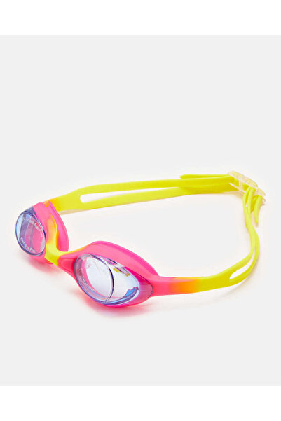 REDTAG Pink And Yellow Kids Swimming Goggle Anti Fog