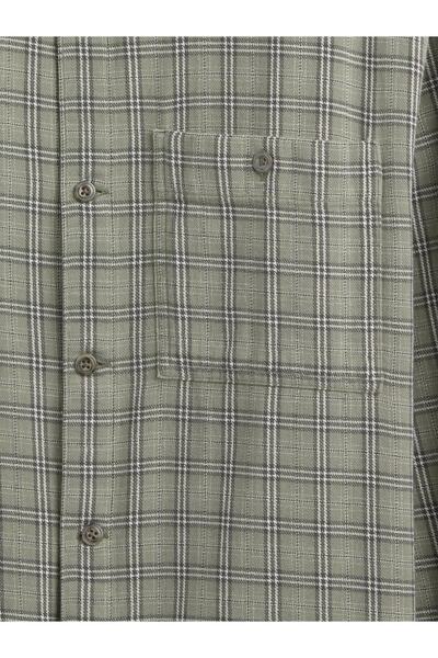 GAP Erkek Yeşil Boxy Fit Flannel Gömlek