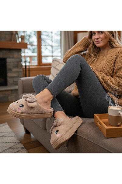 OEM Fluffy and fun slippers for women, for indoors or short outings, L679