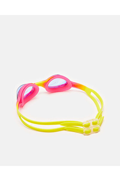 REDTAG Pink And Yellow Kids Swimming Goggle Anti Fog