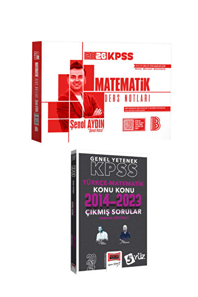 Yargı Yayınları Benim Hocam Yayınları 2026 KPSS | Şenol Aydın Matematik Ders ...