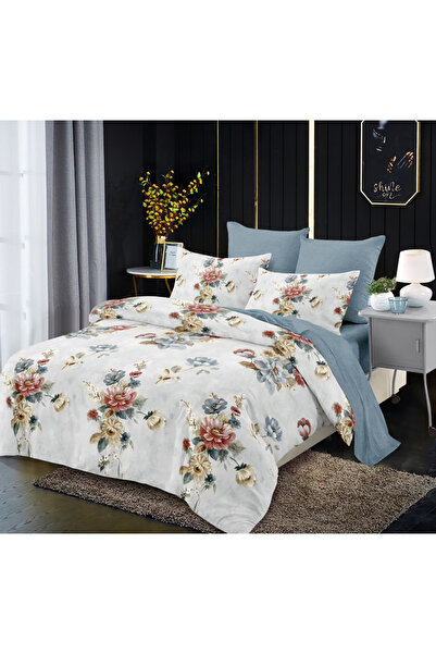 Inovius Fine Cotton Bed Linen 6 Pieces with Elastic - CPL208