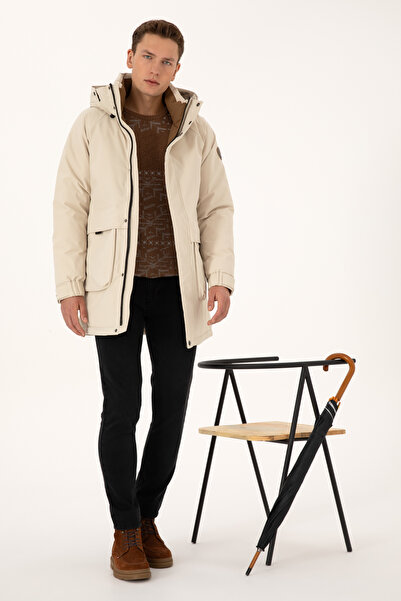 U.S. Polo Assn. Men's Cream Coat 50310249-Vr256