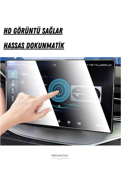 UniqAnatolia Byd Sealion 7 15.6 Inch Navigation and Multimedia Compatible Nano Screen Protector