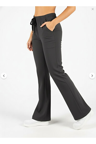Class Üniforma Pantaloni cu un singur fund antracit material elastic evazat Uniformă pentru asistentă medicală