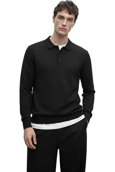ANTHONY JACKSON Premium Men's Polo Neck Knitwear Sweater Massimiliano