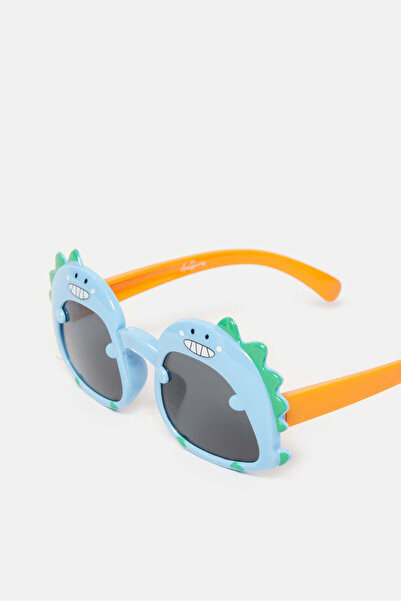 REDTAG Boys Blue Character Embellished Round Sunglasses
