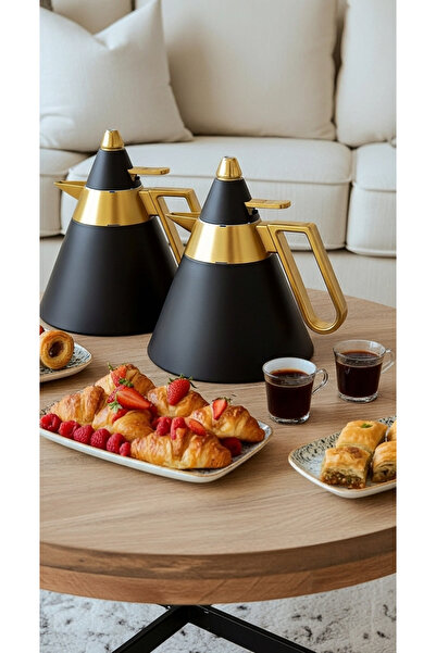 Generic 1 liter/700 ml tea and coffee thermos set with a unique and elegant design