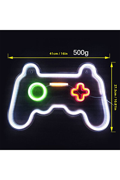 Sumkyle Neon Sign Game LED Icons Lighting Decor Lamp Automatic Modes Motion Touch PS XBox Gamer