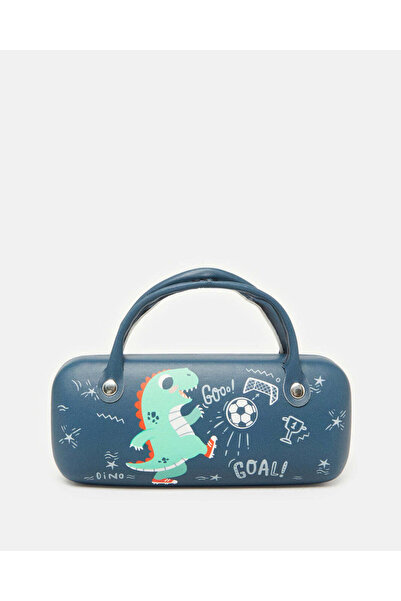 REDTAG Boys Blue Wayfarer Sunglasses With Printed Case (2 Piece)