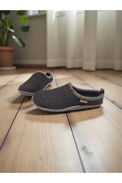 GEZER Unisex Non-Slip Sole Felt Comfortable Soft Sole Home Slippers