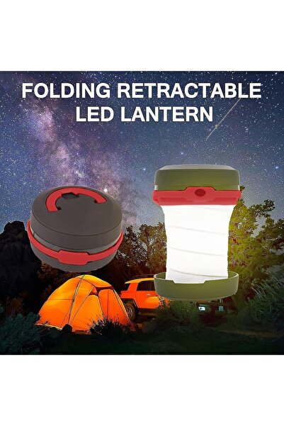 MSATECH Collapsible LED Camping Lantern (2 Pack), Battery Operated Tent Light