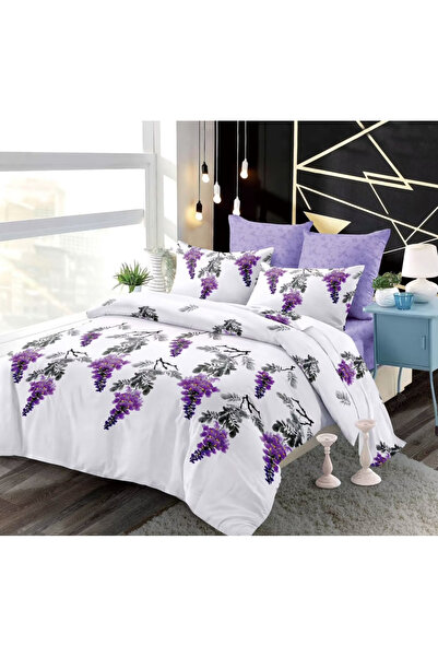 Inovius Fine Cotton Bed Linen 6 Pieces with Elastic - CPL206