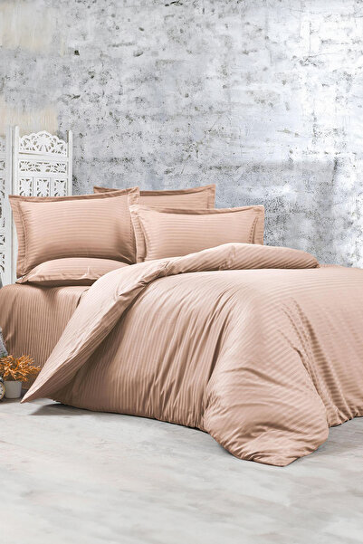 Minteks Deluxe Cotton Satin Double Duvet Cover Set