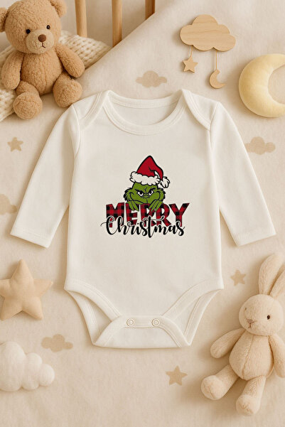 MODA New Year Santa Claus New Year's Day Printed Cotton Long Sleeve Snap Fast...