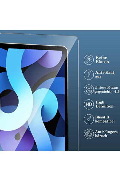 HYX Pack of 2 9H Tempered Glass Screen Protectors for iPad 11 (A16) 11th Gen 2025 / iPad 10th Ge