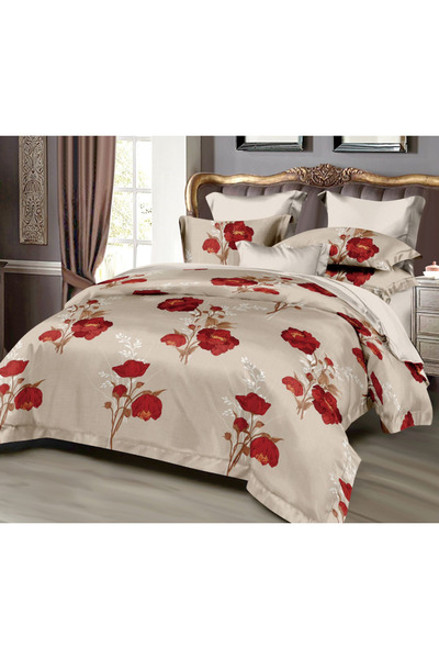 Inovius Fine Cotton Bed Linen 6 Pieces with Elastic - PUC40