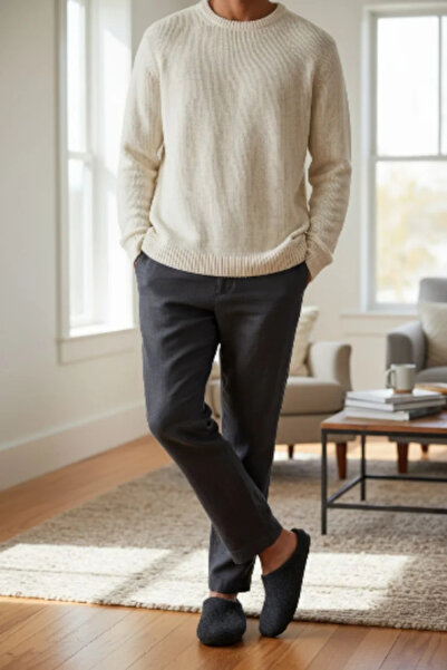 GEZER Men's Soft Silent Non-Slip Sole Advanture Home Slippers