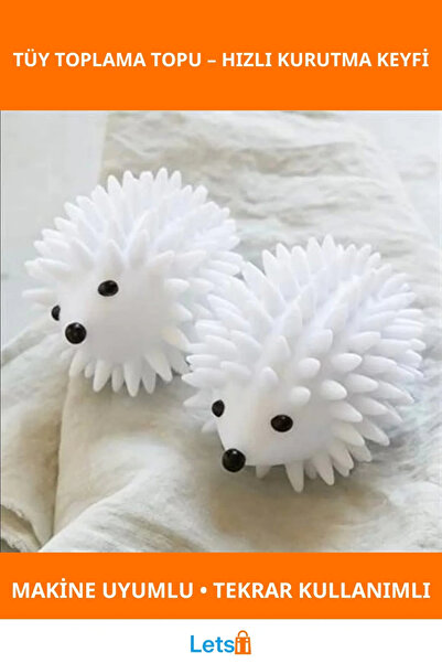 Letsii Сушилна топка за колекция от пера с дизайн на таралеж