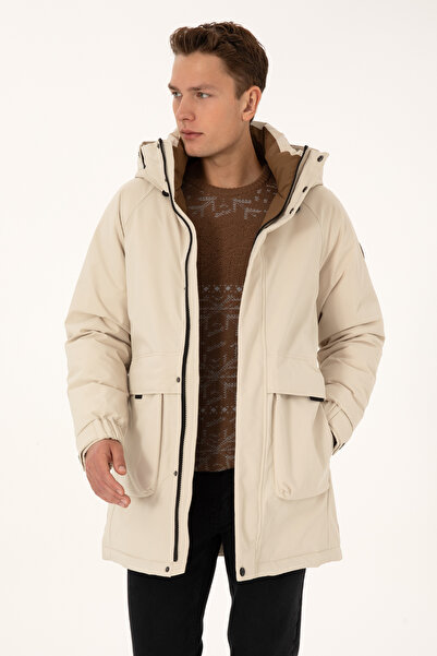 U.S. Polo Assn. Men's Cream Coat 50310249-Vr256
