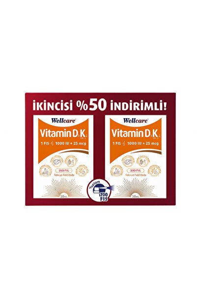Wellcare VIT D3 K2 2 %50