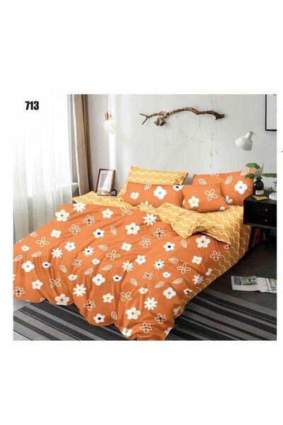 Inovius Fine Cotton Bed Linen 6 Pieces with Elastic - PUC39