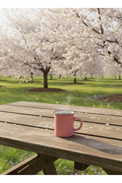 Elista Ceramic Mug Cup Silvery Patterned Colorful 150 Cc