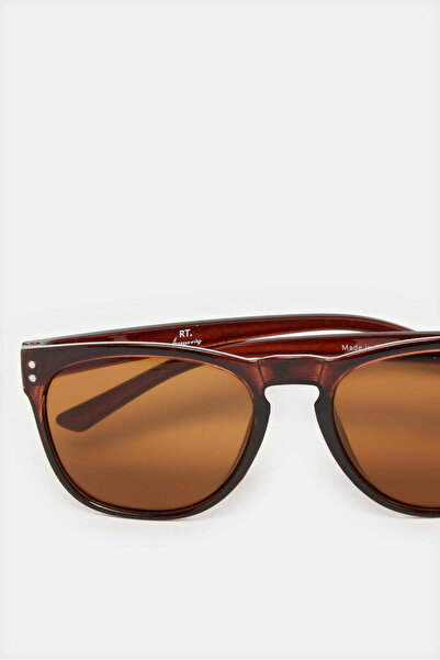 REDTAG Men Brown Wayfarer Sunglasses