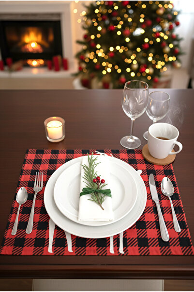 FH finehome Christmas Pötikare Geyikli American Tablecloth 34X45Cm