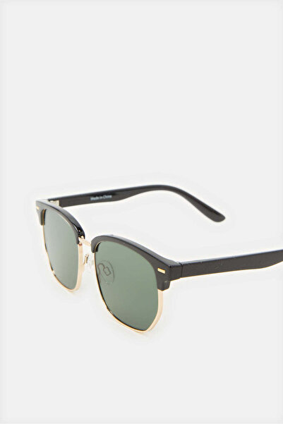 REDTAG Men Green Clubmaster Sunglasses