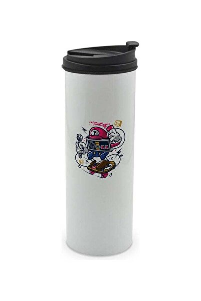 Lit كوب ماريو لطيف أبيض متعدد الألوان 400 مل