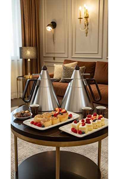 Generic 1 liter/700 ml tea and coffee thermos set with a unique and elegant design