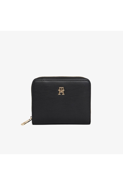 Tommy Hilfiger Icon Med Flap Women's Black Wallet