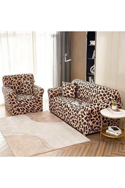 Inovius Set of 3-Seater Sofa Covers, 2-Seater Sofa and 2 Modern Elastic Armch...