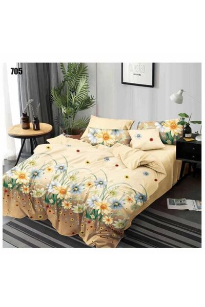 Inovius Fine Cotton Bed Linen 6 Pieces with Elastic - PUC87