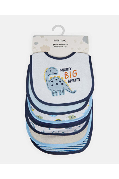 REDTAG مجموعة مرايل مطبوع متنوعة للأطفال (عبوة من 7 قطع)