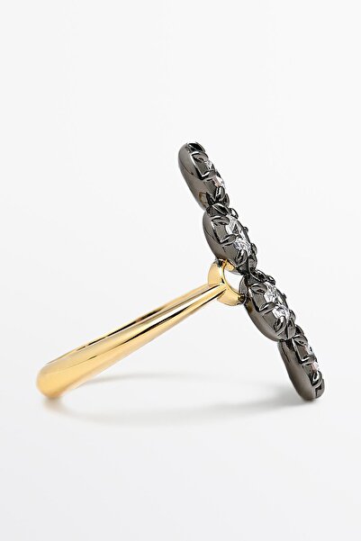 Massimo Dutti Antique glitter ring