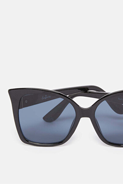 REDTAG Women Black Cat Eye Sunglasses