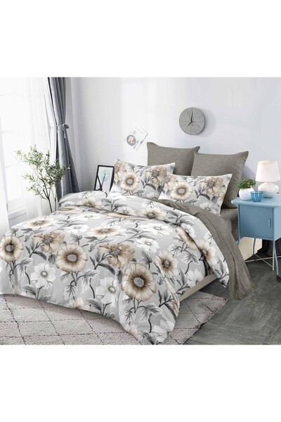 Inovius Fine Cotton Bed Linen 6 Pieces with Elastic - DNA320