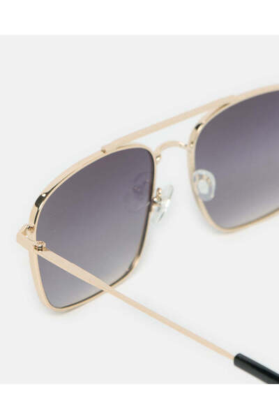 REDTAG Women Black Wayfarer Oversized Sunglasses