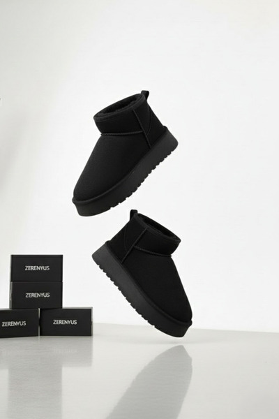 Zerenyus Uges Suede Thick Sole Premium Boots with Fur Inside