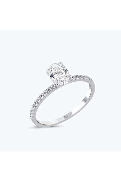 Altınbaş Altın Kolları Taşlı Oval Yüzük