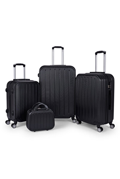 LİMRA A travel bag set consisting of 4 luggage bags in various sizes, made of strong and lightweight materials.