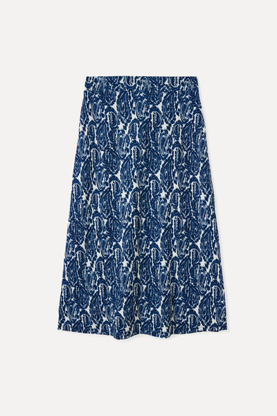 Mudo Printed Midi Skirt