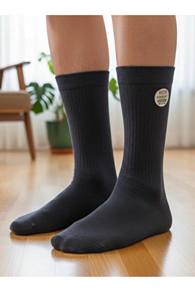 Miyakidsworld Men's Bamboo Half Socks Sport/Breathable Seamless Soft Textured Socks (Pack of 5)