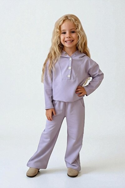 morbella Girl's Top and Bottom Set Sweatshirt and Pants Comfortable Casual Co...