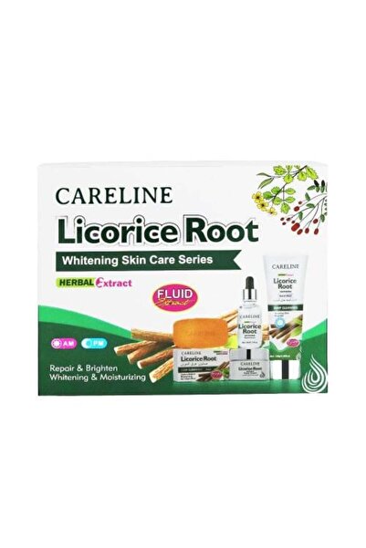 Careline كيرلاين مجموعة العناية بالبشرة بخلاصة عرق السوس - 5 قطع