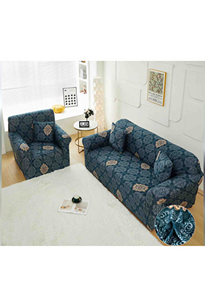 Inovius Set of 3-Seater Sofa Covers and 2 Modern Elastic Armchairs - JOJ498