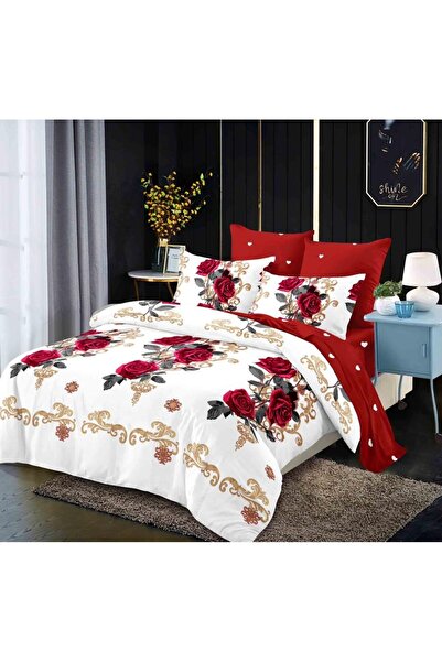 Inovius Fine Cotton Bed Linen 6 Pieces with Elastic - DNA305