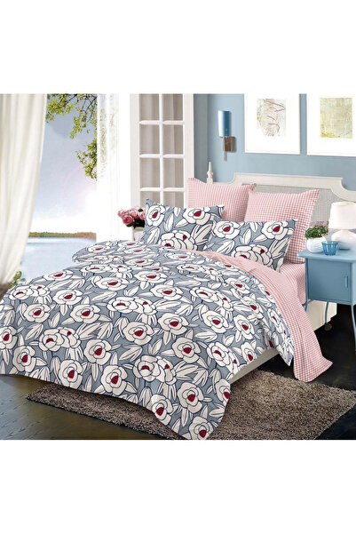 Inovius Fine Cotton Bed Linen 6 Pieces with Elastic - DNA156